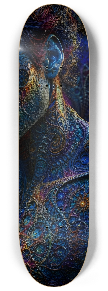 Psychedelic Fractal Brunette Elf #24 #3