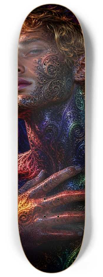 Psychedelic Fractal Blonde Elf #21 #2