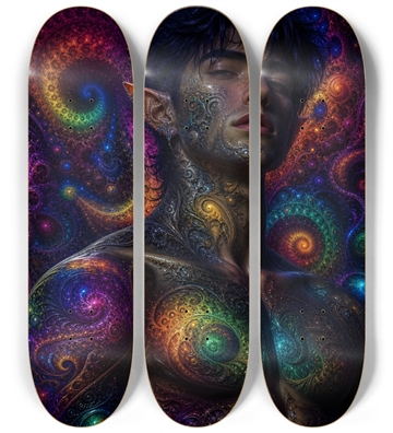 Psychedelic Fractal Brunette Elf #11