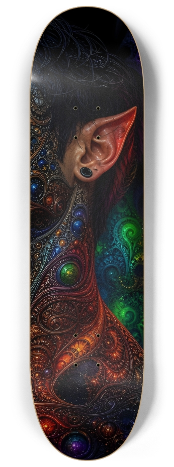 Psychedelic Fractal Brunette Elf #28 #3