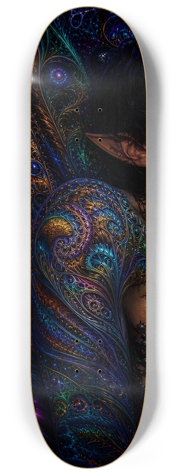 Psychedelic Fractal Brunette Elf #34 #1