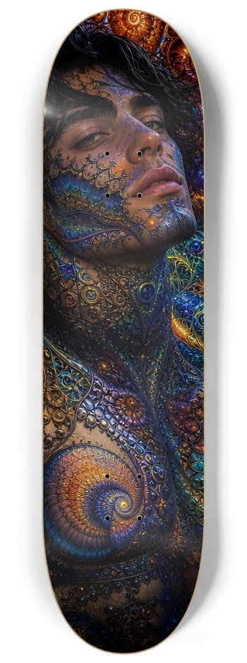 Psychedelic Fractal Brunette Elf #34 #2