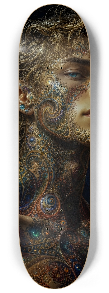 Psychedelic Fractal Blonde Elf #22 #2