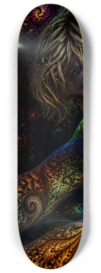 Psychedelic Fractal Blonde Elf #25 #1