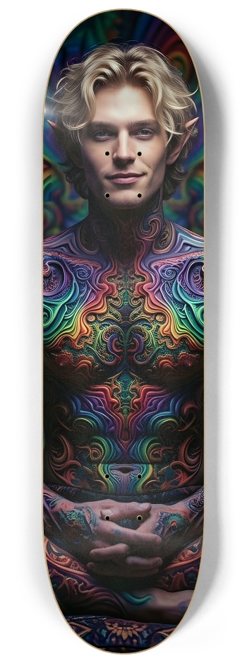 Psychedelic Fractal Blonde Elf #26 #2