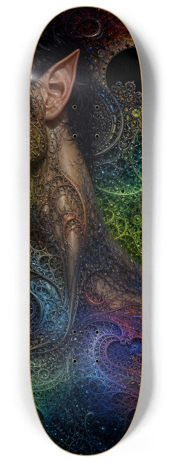 Psychedelic Fractal Brunette Elf #35 #3