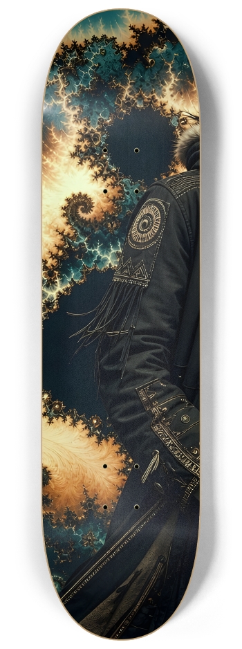 Native American Model + Fractal Backdrop #32 #1