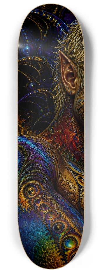 Psychedelic Fractal Blonde Elf #13 #2