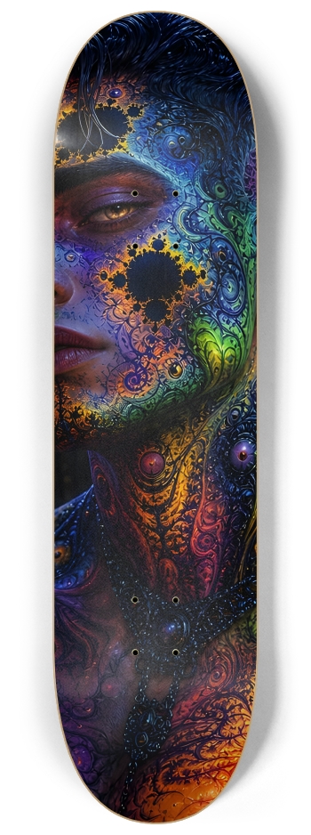 Psychedelic Fractal Brunette Elf #1 #2