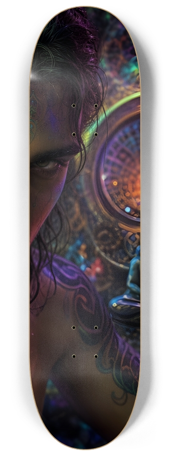 Psychedelic Fractal Brunette Elf #33 #3