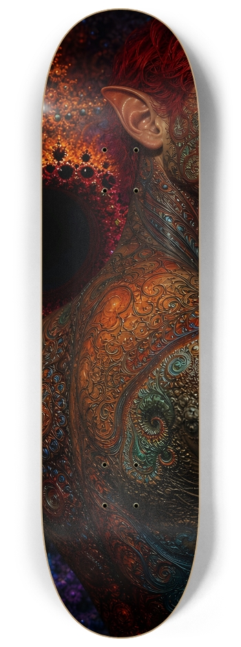 Psychedelic Fractal Redhead Elf #1 #2