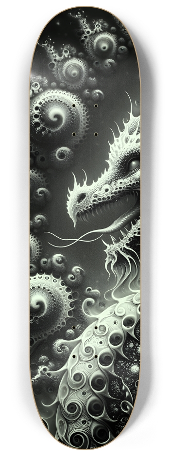 Fractal Coloring Page Dragon #5 #1