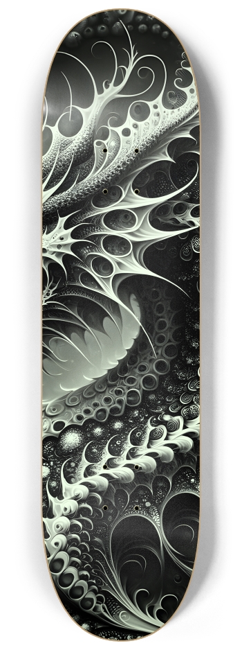 Fractal Coloring Page Dragon #5 #2 8-1/4 Skateboard Deck