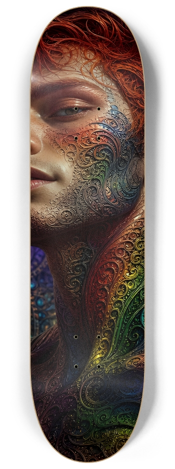 Psychedelic Fractal Redhead Elf #12 #2