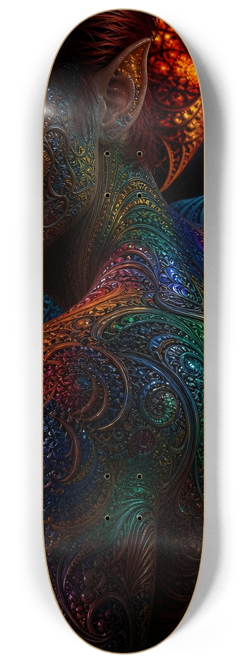 Psychedelic Fractal Redhead Elf #27 #2