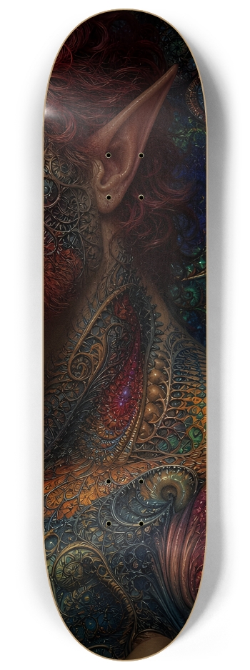 Psychedelic Fractal Redhead Elf #21 #3