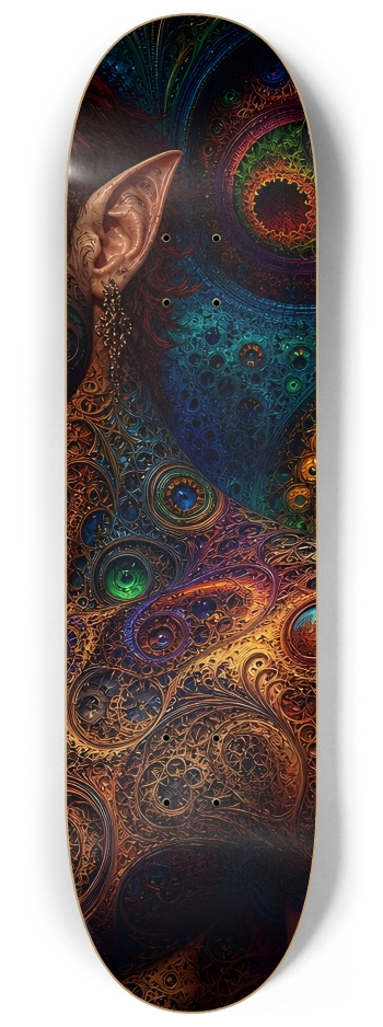 Psychedelic Fractal Redhead Elf #30 #3