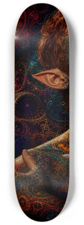 Psychedelic Fractal Redhead Elf #8 #1