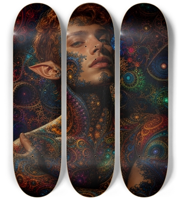 Psychedelic Fractal Redhead Elf #8