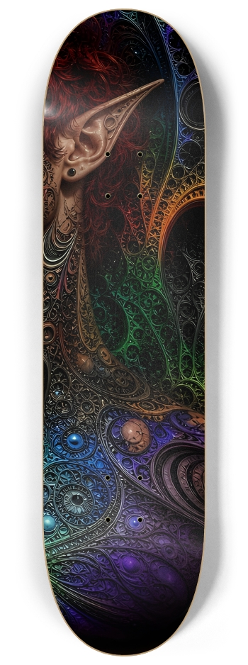 Psychedelic Fractal Redhead Elf #11 #3
