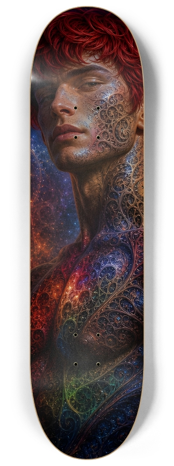 Psychedelic Fractal Redhead Elf #5 #2