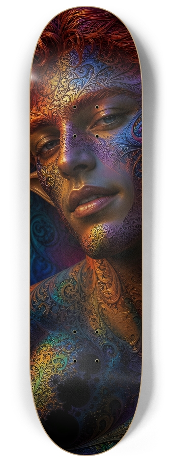Psychedelic Fractal Redhead Elf #18 #2