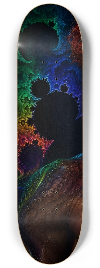 Psychedelic Fractal Redhead Elf #15 #1 8-1/4 Skateboard Deck