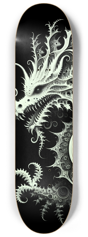 Fractal Coloring Page Dragon #2 #1