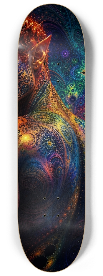Psychedelic Fractal Redhead Elf #28 #2