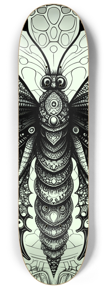 Fractal Anime Butterfly #13 #2 8-1/4 Skateboard Deck