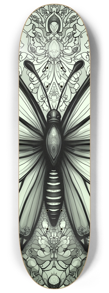 Fractal Anime Butterfly #2 #2 8-1/4 Skateboard Deck