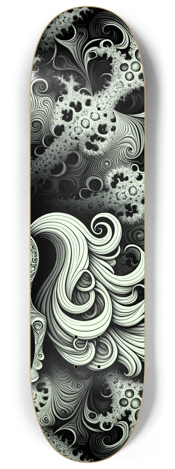 Fractal Unicorn #8 #3 8-1/4 Skateboard Deck