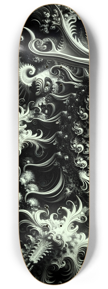 Fractal Coloring Page Dragon #16 #1 8-1/4 Skateboard Deck
