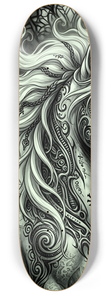 Fractal Unicorn #10 #2 8-1/4 Skateboard Deck