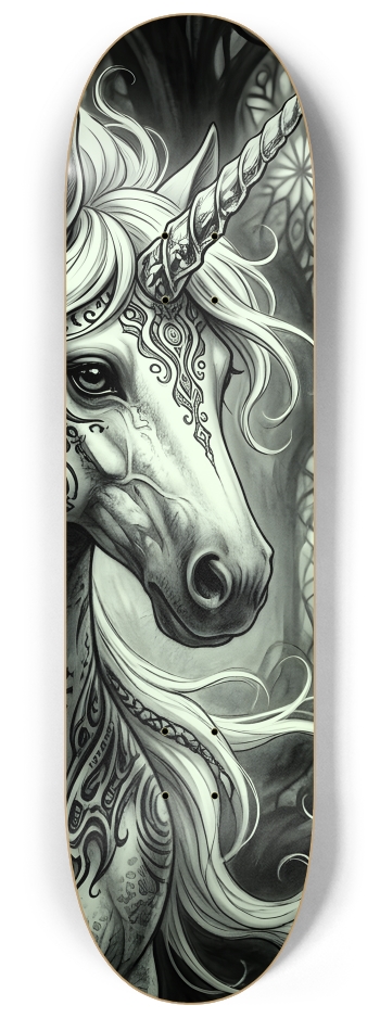 Fractal Unicorn #10 #3 8-1/4 Skateboard Deck