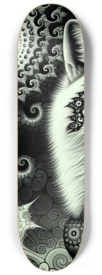 Fractal Coloring Page Fox #13 #1