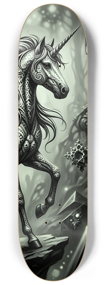 Fractal Unicorn #22 #3 8-1/4 Skateboard Deck