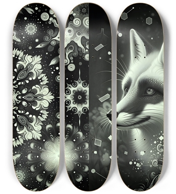 Fractal Coloring Page Fox #21