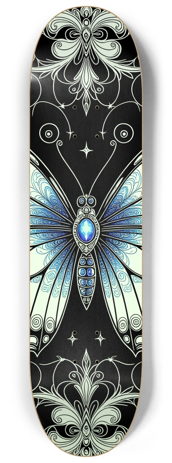 Fractal Anime Butterfly #9 #2 8-1/4 Skateboard Deck