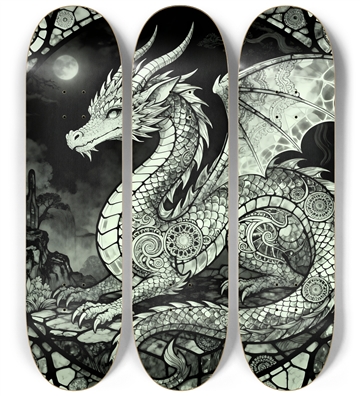 Fractal Coloring Page Dragon #26