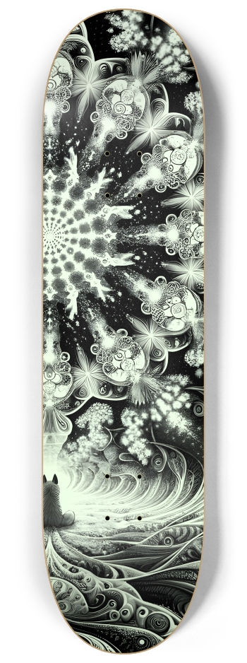 Fractal Coloring Page Fox #8 #1