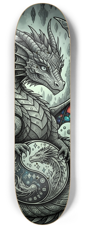 Fractal Coloring Page Dragon #8 #2