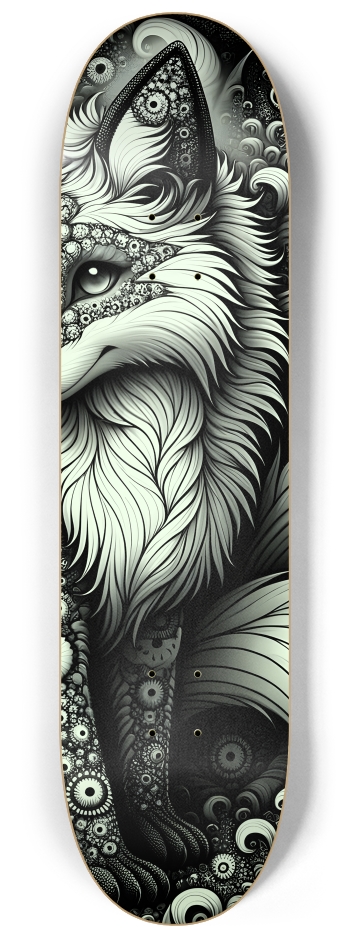 Fractal Coloring Page Fox #12 #3
