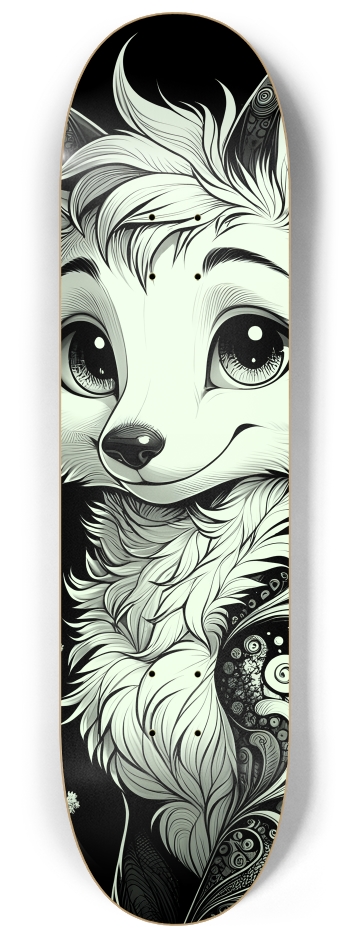 Fractal Coloring Page Fox #10 #2