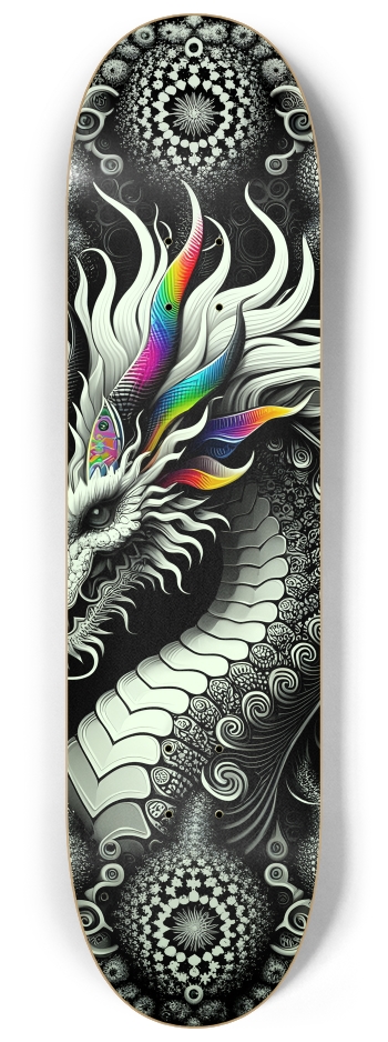 Fractal Coloring Page Dragon #12 #2