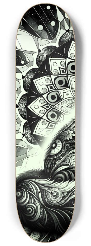 Fractal Coloring Page Fox #22 #1