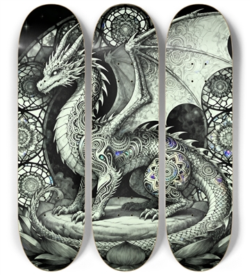 Fractal Coloring Page Dragon #23