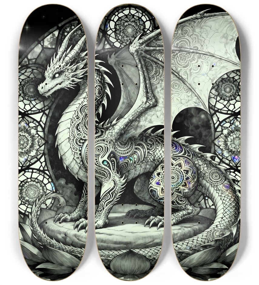 Fractal Coloring Page Dragon #23