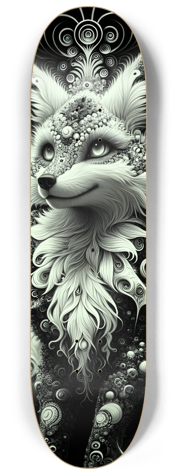 Fractal Coloring Page Fox #1 #3