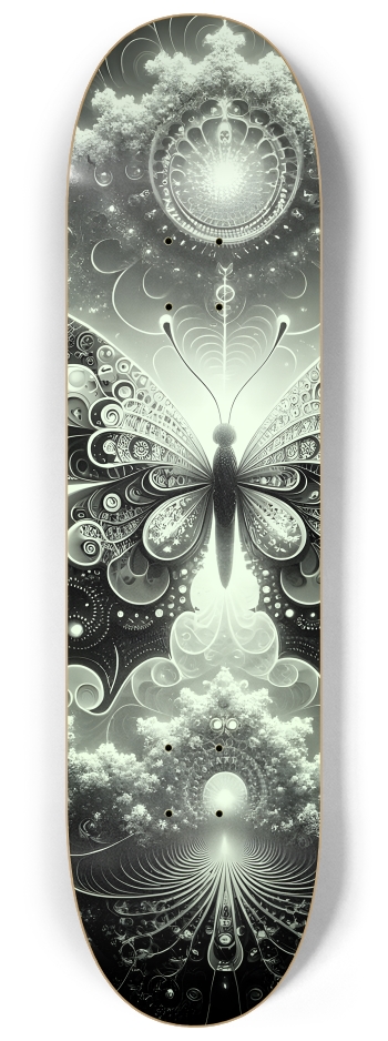 Fractal Anime Butterfly #8 #2 8-1/4 Skateboard Deck
